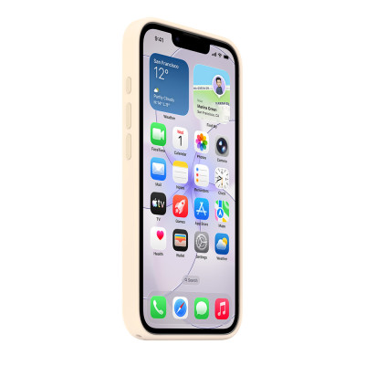 iPhone 17e Silicone Case with MagSafe – Vanilla