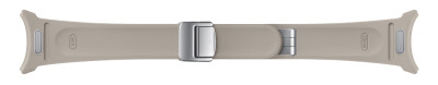D-Buckle Hybrid Eco-Leather Band Slim, S/M, Etoupe