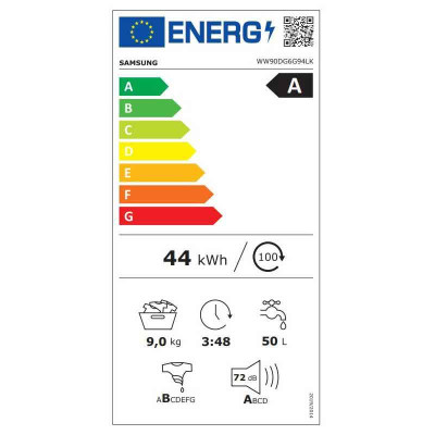 9kg Úzká Pračka s AI Energy Režimem a AI Wash(ES)