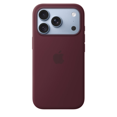 iPhone 18 Pro Silicone Case with MagSafe Burgundy