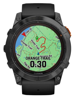 Garmin fenix 7X Pro Solar, Gray/Black Band