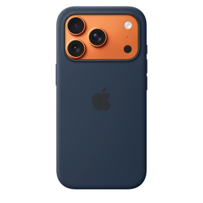 iPhone 17 Pro Silicone Case with MagSafe Midnight