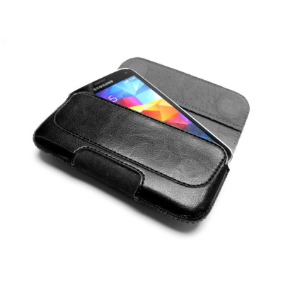 Fixed Sarif se zavíráním, PU kůže, 4XL+, černé