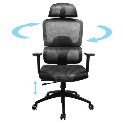 Sandberg ErgoFusion Gaming Chair Pro, černé