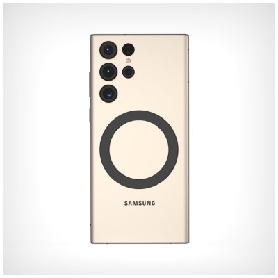 FIXED MagPlate magnetická nálepka MagSafe, Black