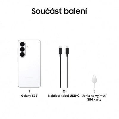 Samsung Galaxy S26 256GB White