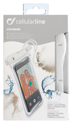 CellularLine VOYAGER 2019 vodotěsné pouzdro, White