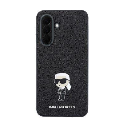 Karl Lagerfeld Glitter Metal Ikonik Galaxy A37 BLK