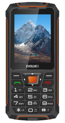 EVOLVEO StrongPhone Z6 Černo-oranžový