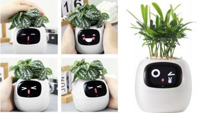 Inteligentní květináč PLANTSIO IVY bílý