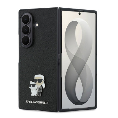 Karl Lagerfeld Saffiano K+CH Z Fold 8 Ultra Black