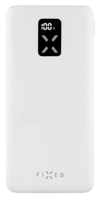 FIXED Zen Powerbank 10.000mAh s LCD PD 20W, White