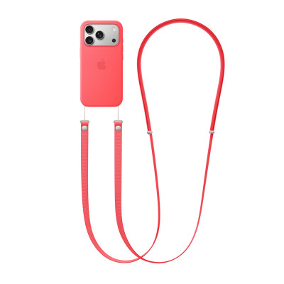 Apple Crossbody Strap - Bright Guava