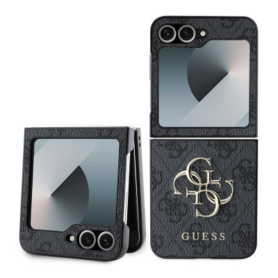 Guess 4G Metal Logo Case Z Flip6/Flip7 FE, Grey