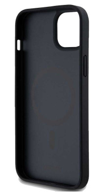 DKNY Repeat Pattern Stack Logo iPhone 13, Black