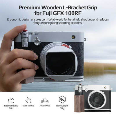 FREEWELL Fuji GFX 100RF L Bracket (Silver)