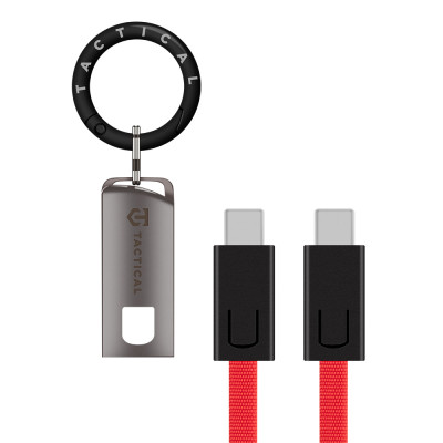 Tactical OODA Loop Cable USB-C/USB-C Red