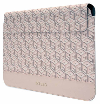 Guess PU G Cube Computer Sleeve 13/14", Pink