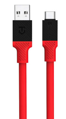 Tactical Fat Man Cable USB-A/USB-C 1m, 60W, Red