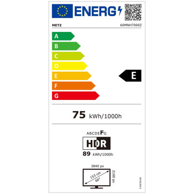 60" QD-MINILED Metz Smart TV 60MNH7000Z