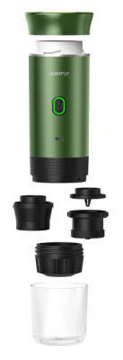 ALIGATOR přenosný kávovar PortaCaffé 3v1, Green