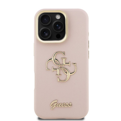 Guess 4G Logo Stand Camera Frame iP 16 Pro Max, Pi