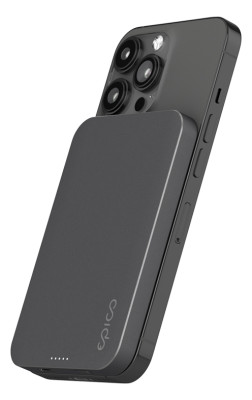 Epico 5000mAh Aluminium Magnetic Powerbank Space Gray