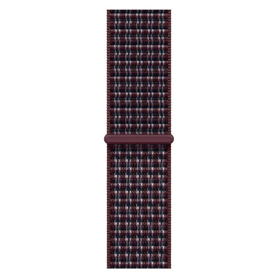 Apple 46mm Burgundy Plaid Sport Loop