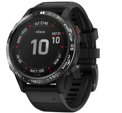 Hliníková ochrana lunety pro Garmin Fenix 7 Black