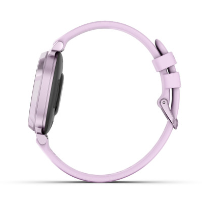 Garmin Lily 2, Metallic Lilac/Lilac Silicone Band