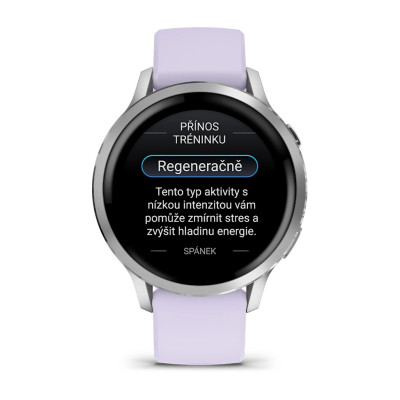 Garmin Venu 4 - 41 mm, Silver / Periwinkle SB