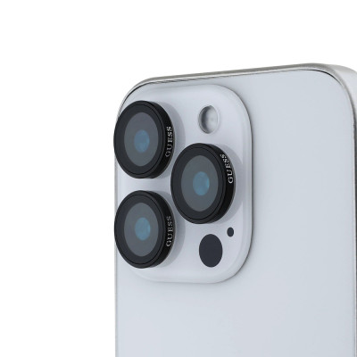 Guess ochrana čoček iPhone 16 Pro/16 Pro Max,Black