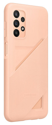 Samsung Back Cover with Card Pocket A23 5G, Peach