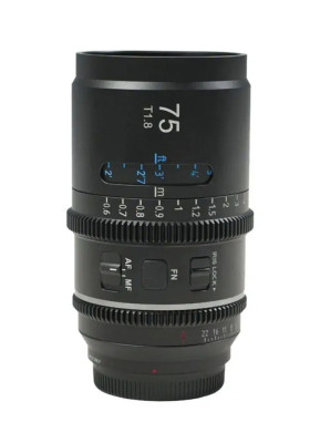 SIRUI Astra 75mm T1.8 1.33X L Mount, Blue Flare