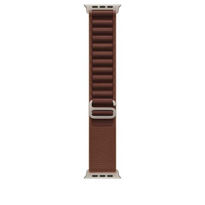 Apple 49mm Burgundy Alpine Loop M - Natural Titan