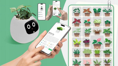 Inteligentní květináč PLANTSIO IVY gen 2 bílý