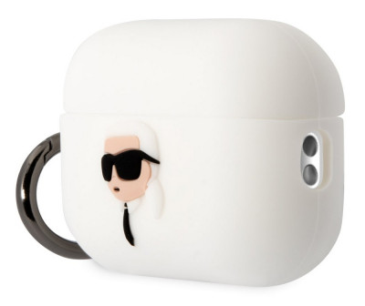 Karl Lagerfeld 3D Logo NFT Karl Airpods Pro2,White