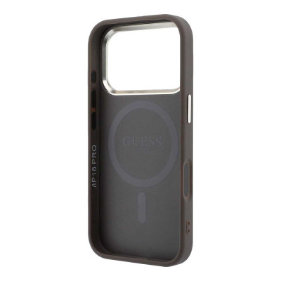 Guess 4G Gold Frame MagSafe iPhone 18 Promax Brown