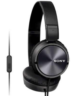 Sony MDR-ZX310AP sluchátka 30mm s mostem, Black