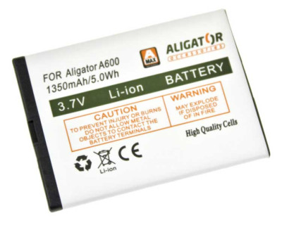 ALIGATOR A600/A670/675/680 baterie 1.350mAh Li-Ion