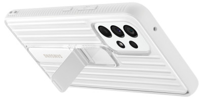 Samsung Hard Back Cover with stand A53 5G, White