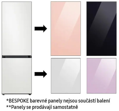Chladnička Samsung Bespoke RB34A7B5DAP/EF bez pane