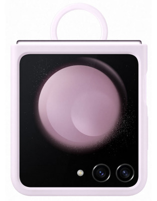 Samsung Silicone Case with Ring Z Flip 5, Lavender