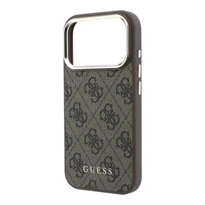 Guess 4G Gold Frame MagSafe iPhone 18 Pro Brown