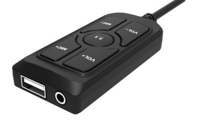 MUVIT Gaming 7.1 Headset, Wired, 3.5mm, Black