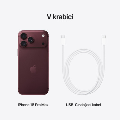 iPhone 18 Pro Max 512GB Burgundy