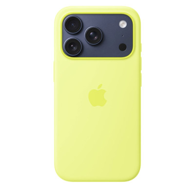 iPhone 17 Pro Silicone Case MagSafe - Neon Yellow