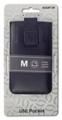 Aligator UNI POCKET pouzdro vel. L 144x79mm, Black