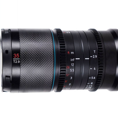 SIRUI Saturn 35mm T2.9 1.6x L Mount Blue Flare