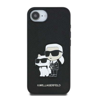 Karl Lagerfeld PU Saffiano K+Ch iPhone 16e, Black